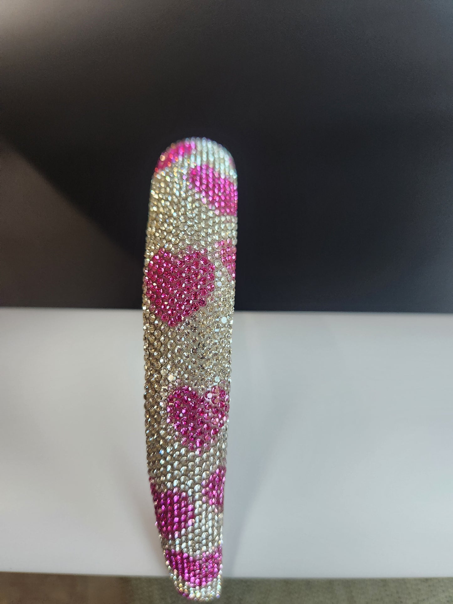 Heart Pattern Rhinestone Headband
