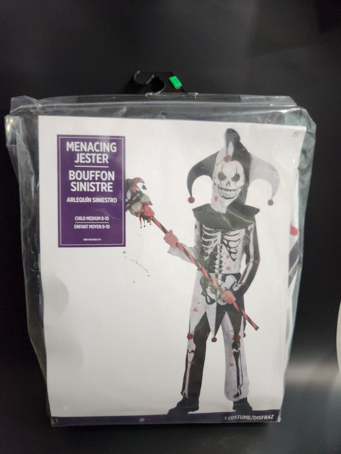 Menacing Jester Bouffon Sinistre - Children Size Medium 8-10
