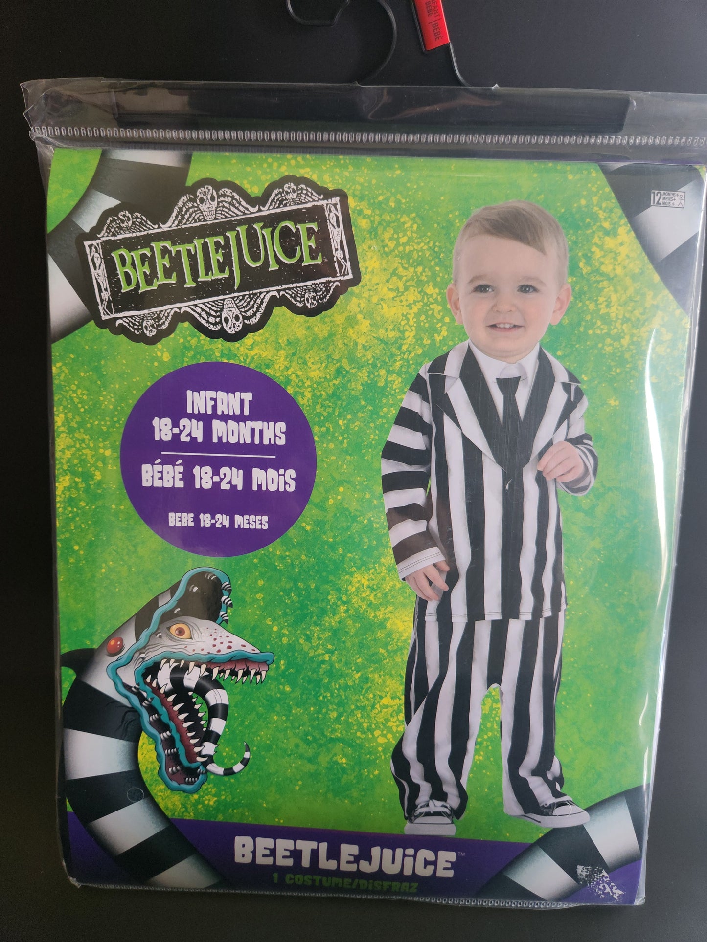 BeetleJuice Costume - Infant 18-24 Months