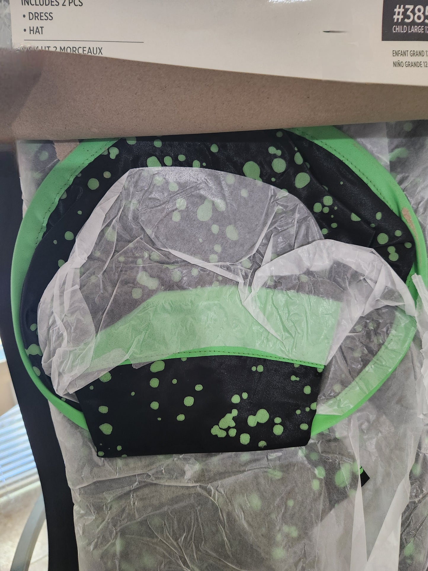 Midnight Mischief Glow in the Dark Costume - Child X Large Size 14-16
